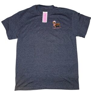 Simply Southern Charcoal Tee with Dachshund Design